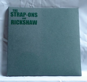 The Strap-ons / Rickshaw - Split (7" vinyl, booze004, limited version, cream green book edition, handnumbered, 55 copies.)