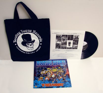 Various Artists - Bootleg Series Vol.1 - Up North/Downunder (LP vinyl, booze024, mailorder version, black vinyl with canvas record bag, 50 band copies and 50 mailorder copies. 100 copies)