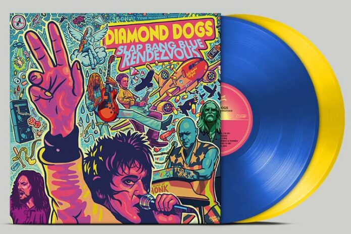 Diamond Dogs - SLAP BANG BLUE RENDEZVOUS (2LP BLUE/YELLOW VINYLS)